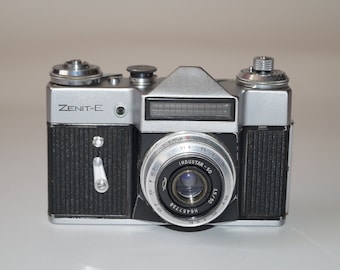 Zenit - E Soviet photo camera Original camera Made in ussr Working camera Rare camera USSR camera Collectable camera Soviet camera