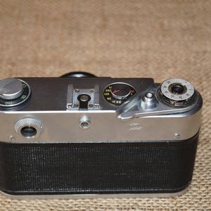 Fed-5v-Olympics Soviet photo camera Original camera Made in ussr Working camera Rare camera USSR camera Collectable camera Soviet camera image 8