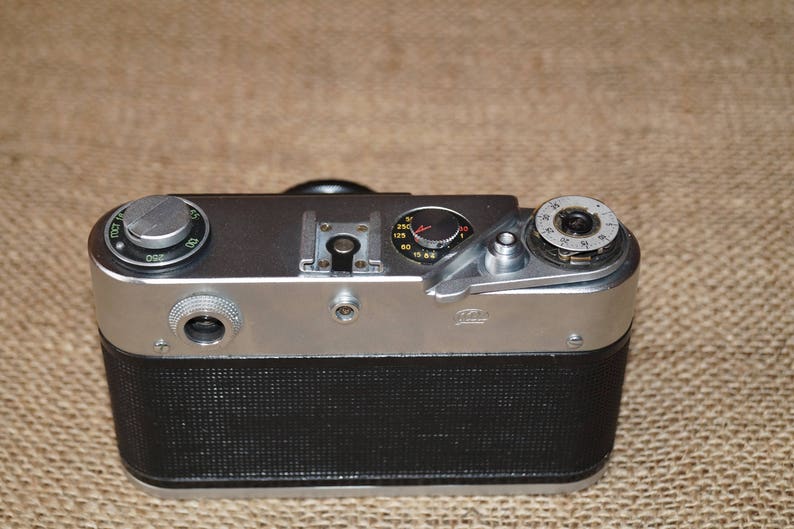 Fed-5v-Olympics Soviet photo camera Original camera Made in ussr Working camera Rare camera USSR camera Collectable camera Soviet camera image 8