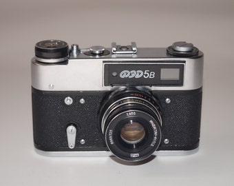 Fotocamera sovietica Fed-5v Fotocamera originale Made in ussr Fotocamera funzionante Fotocamera rara Fotocamera URSS Fotocamera da collezione Fotocamera sovietica