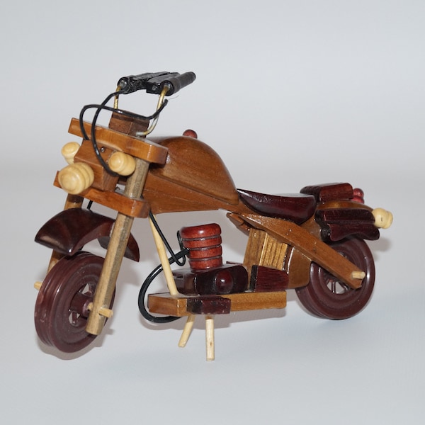Wooden Motorbike Etsy