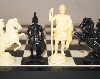Chess with defects Plastic chess Soviet chess USSR chess Retro game Soviet chess set Plastic game Board game Collectible chess Vintage chess