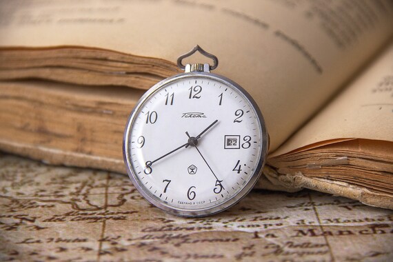 Pocket watch Antique pocket watch Rare raketa Sovi