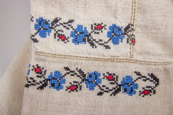 Vintage dress Handmade dress Embroidered shirt Ha… - image 7