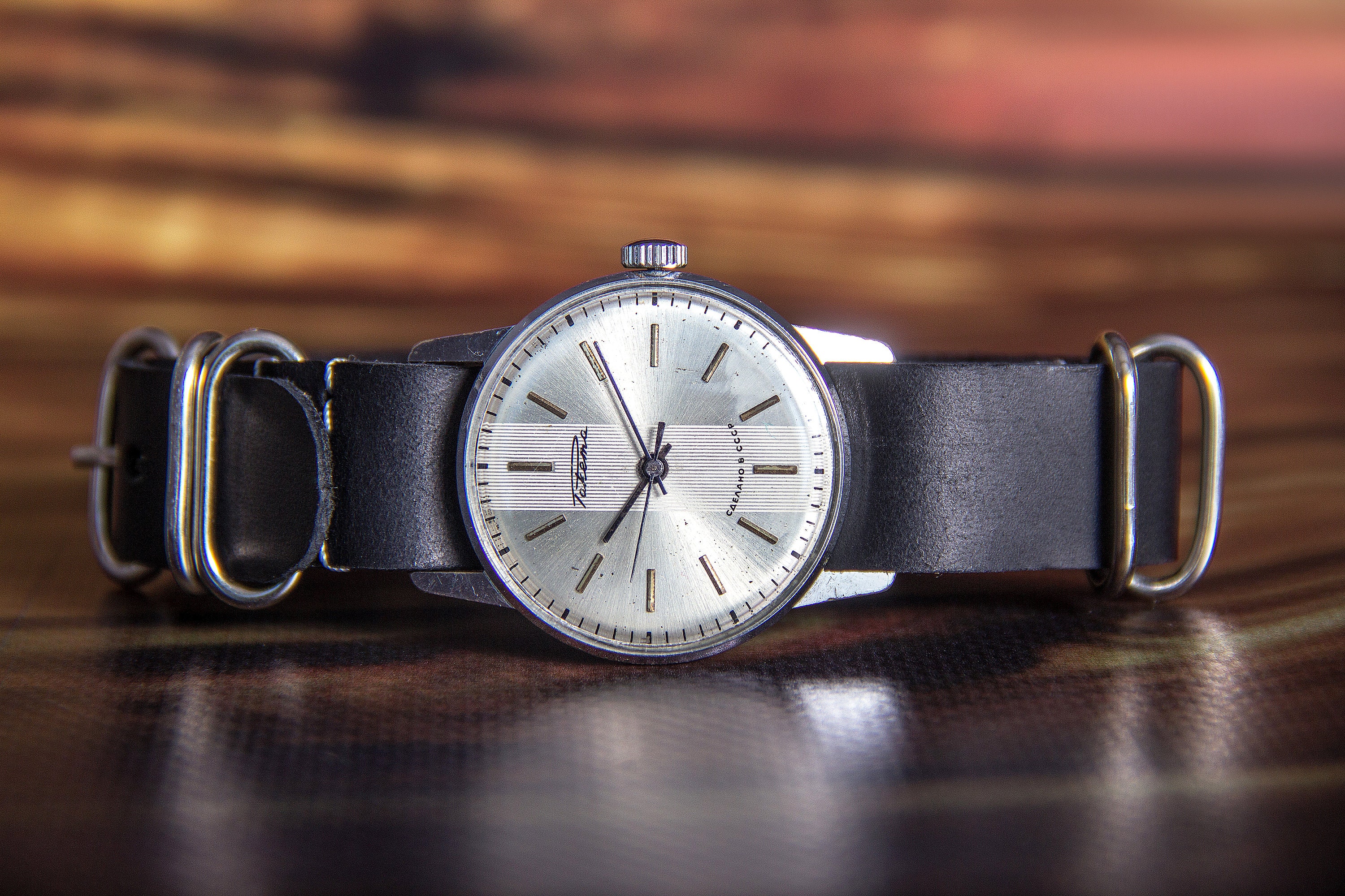 Vintage Mechanical Watch Rare Retro Mens Wristwatch Original Working ...