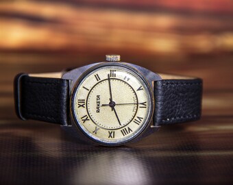 Rocket watch Vintage mechanical Rare 70s retro mens watch Collectible original working watch 19J cal2609HA roman dress classic Gift for him