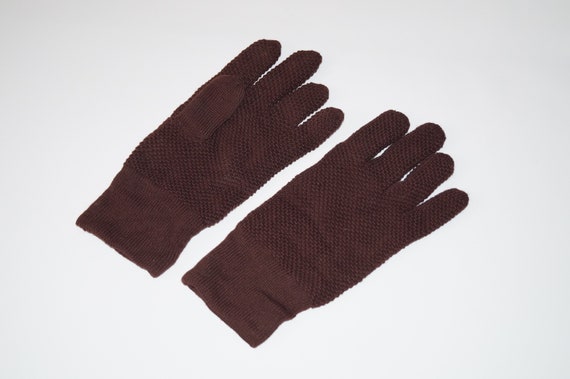 Warm gloves Retro gloves Old gloves Soviet gloves… - image 4