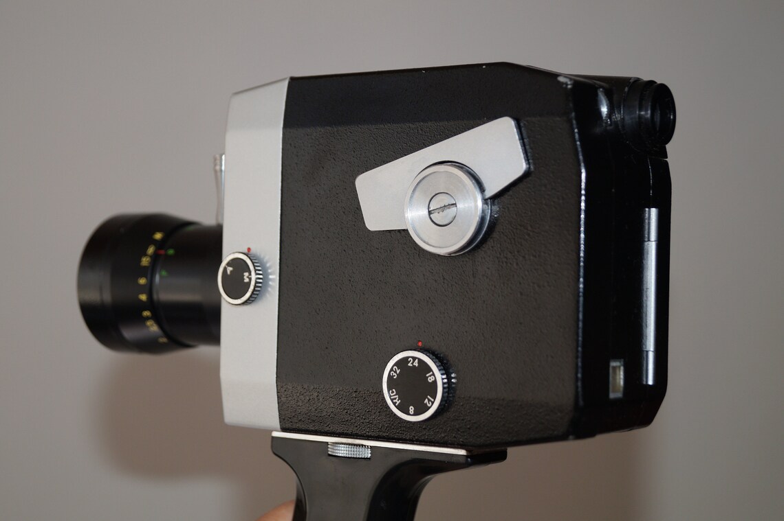 Cine camera Quartz Soviet movie camera Quartz 18 С2 Cine Etsy