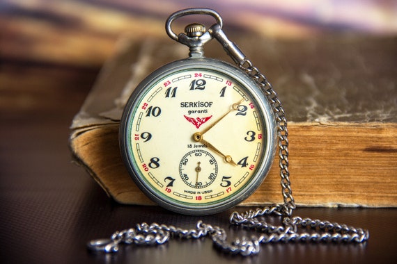 Molnija watch Pocket watch Mechanical watch Origi… - image 1