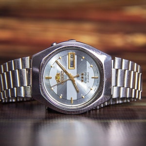 Orient watch Japan watch Vintage watch Automatic watch Mechanical watch Original watch Rare watch Mens wristwatch Retro wristwatch