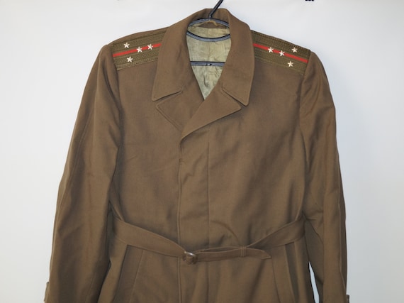 Military uniform Military overcoat Officer coat M… - image 1