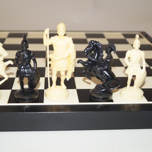 Chess with defects Plastic chess Soviet chess USSR chess Retro game Soviet chess set Plastic game Board game Collectible chess Vintage chess image 10