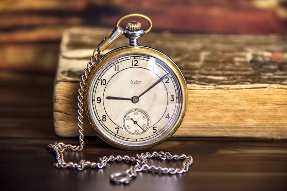 Zim Watch 1949 Year Pocket Watch Mechanical Watch Old Pocket Watch