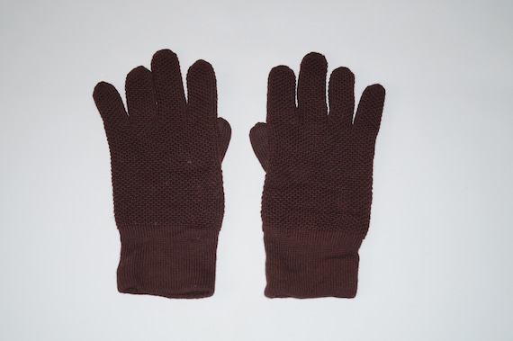 Warm gloves Retro gloves Old gloves Soviet gloves… - image 1