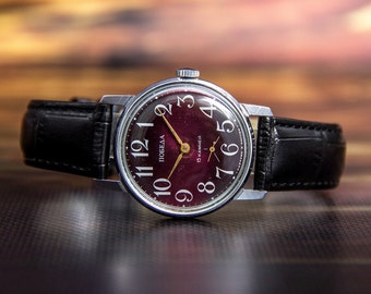 Pobeda watch Mechanical watch Soviet watch Rare watch Collectible watch Vintage watch Original watch Made in ussr Gift for him
