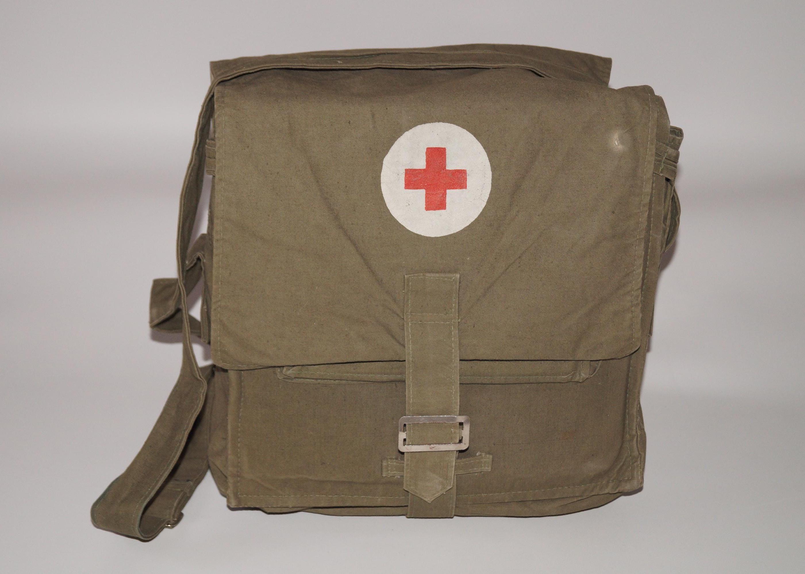 Vintage Military First Aid Medical Bag 1970-80s No Content Inside