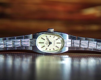 Luch watch Vintage Ladies Mechanical watch Original Rare watch Gift for her Good working condition 1980-90s