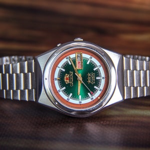 Orient watch Automatic watch Japan watch Mechanical watch Working watch Original watch Vintage watch Rare watch Mens wristwatch