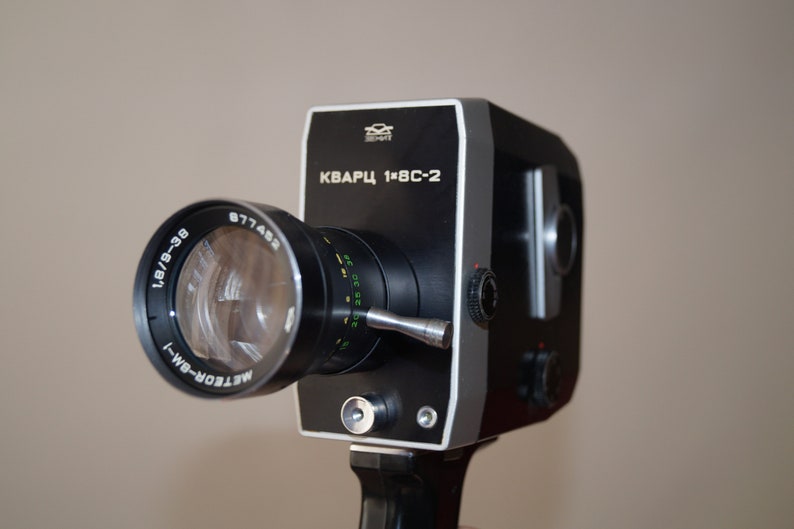 Cine Camera Quartz Soviet Movie Camera Quartz 18 С2 Cine Etsy