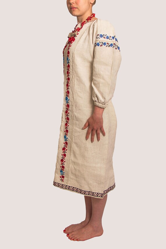 Vintage dress Handmade dress Embroidered shirt Ha… - image 3