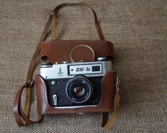 Fed-5v-Olympics Soviet photo camera Original camera Made in ussr Working camera Rare camera USSR camera Collectable camera Soviet camera