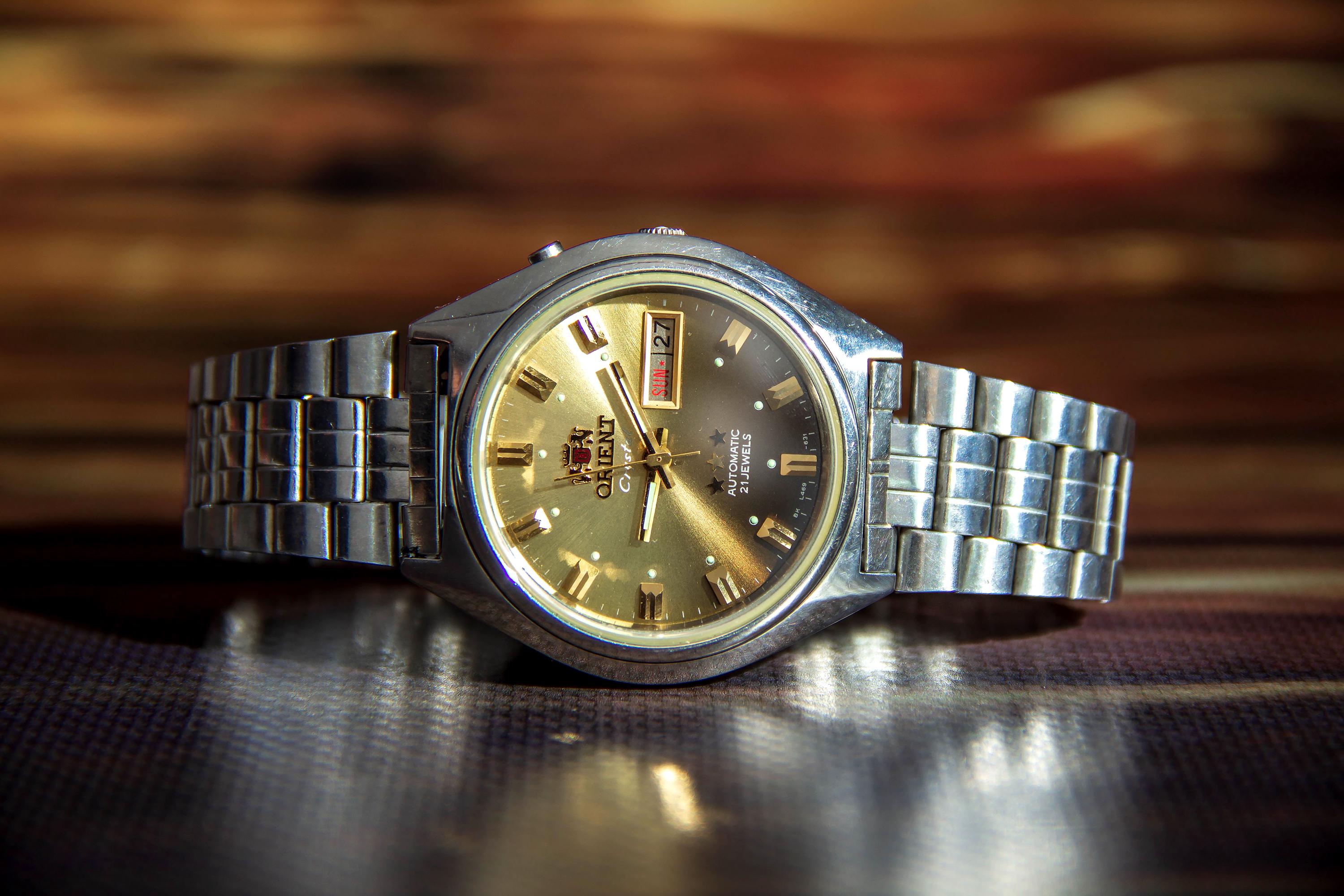 Orient Japan Watch Vintage Mechanical Automatic Watch Original