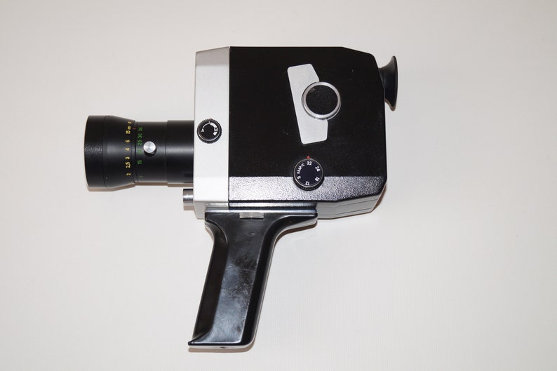 Cine Camera Quartz Soviet Movie Camera Quartz 18 С2 Cine Etsy