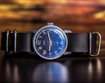 Reloj Pobeda - Zim Reloj mecánico Reloj vintage Reloj original Fabricado en la URSS Reloj raro Reloj de colección Regalo para él Reloj único