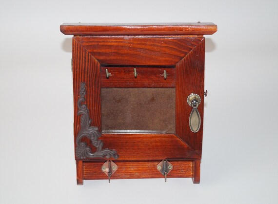 Key Box Soviet Key Box Old Key Box Wooden Key Box Retro Key Etsy