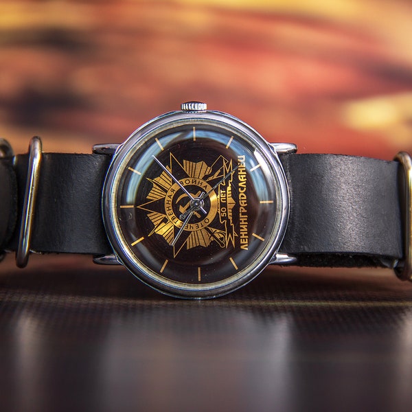 Raketa watch Mechanical watch New watch Original watch Rare watch Collectible watch Gift for him Wrist watch Soviet union watch Old watch