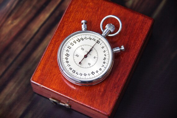 Stopwatch Slava Mechanical Stopwatch Big Stopwatch St Gem