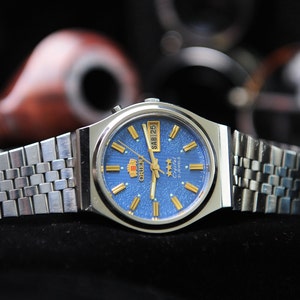 Orient watch Japan watch Vintage watch Automatic watch Mechanical watch Original watch Rare watch Mens wristwatch Retro wristwatch
