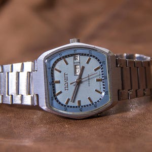 Flight watch Vintage mechanical Rare 70s retro mens Automatic watch Collectible original working watch 23J cal2627 luxury dress Gift for him image 1