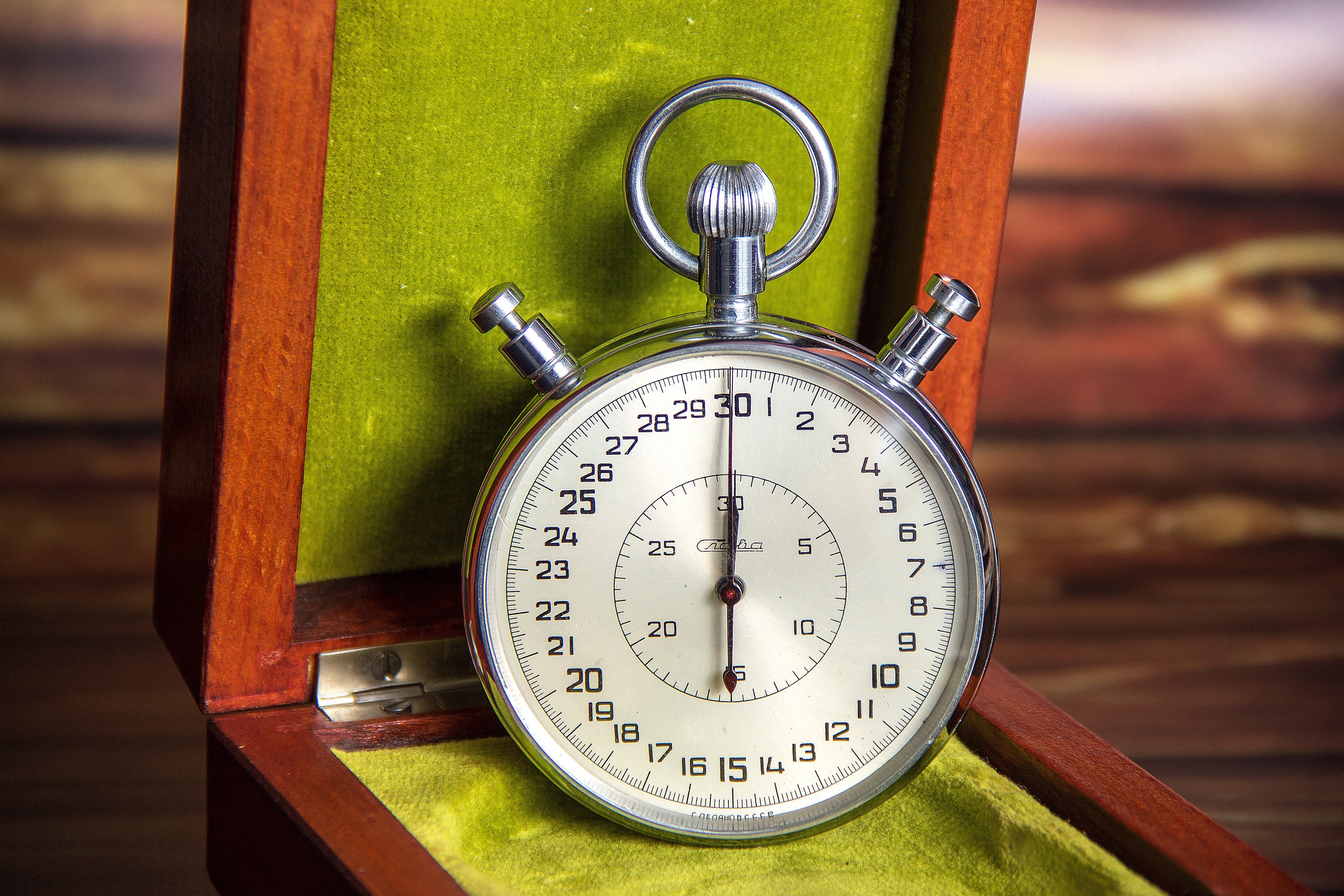 Stopwatch slava Mechanical stopwatch Big stopwatch Stopwatch Etsy