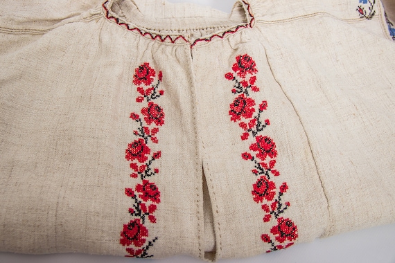 Vintage dress Handmade dress Embroidered shirt Ha… - image 10