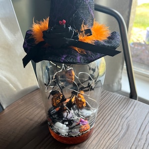 Whiskey Bottle Halloween Bottle