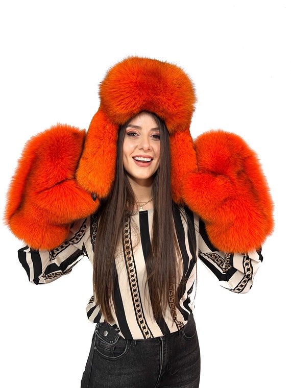 Fur hat 2024 and gloves