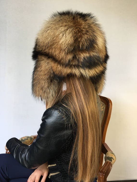racoon winter hat