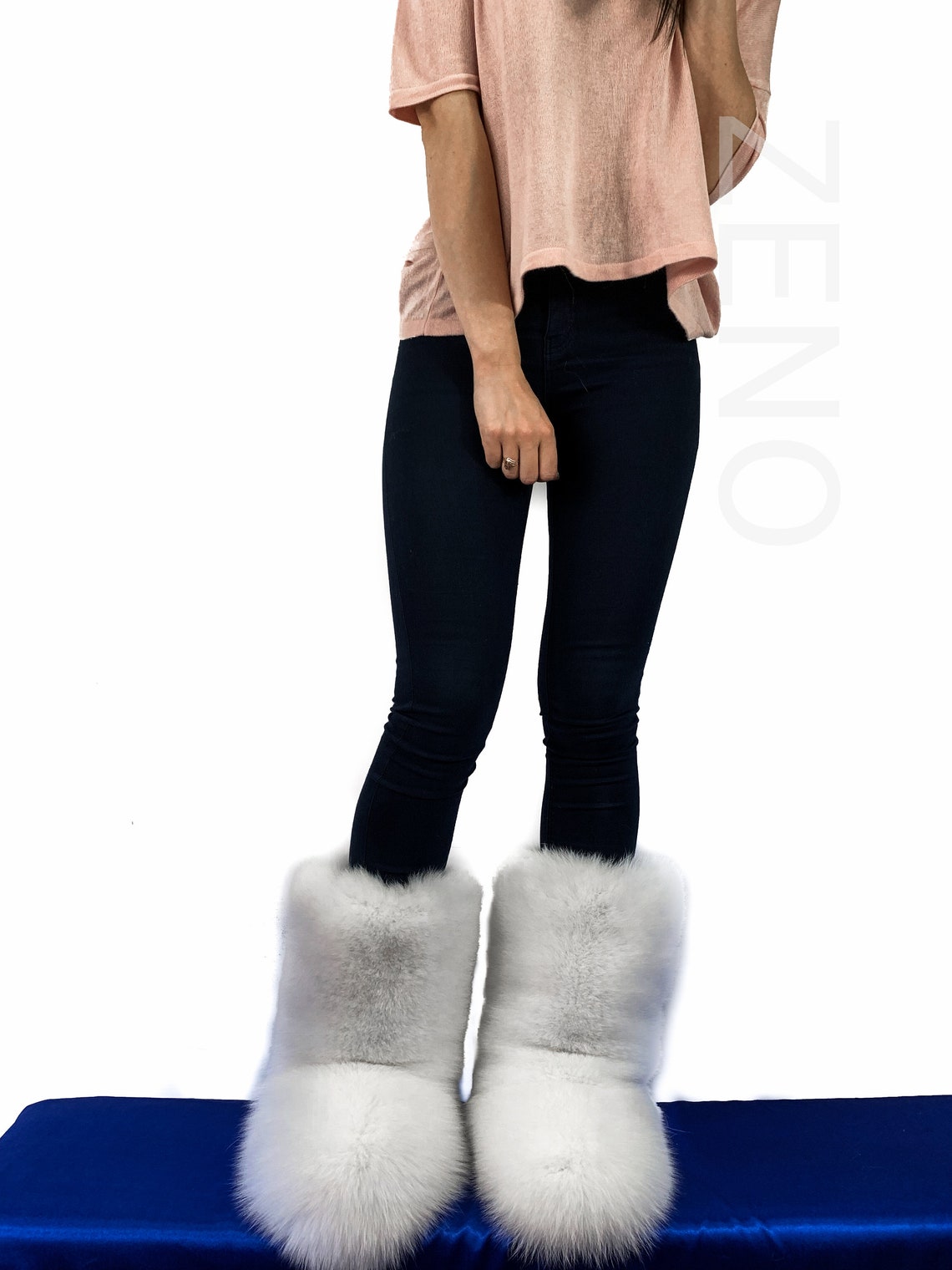 Double-sided Arctic Fox Fur Boots for Outdoor Arctic Boots - Etsy