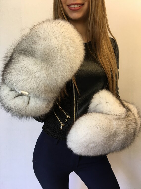 Animal fur mittens outlet