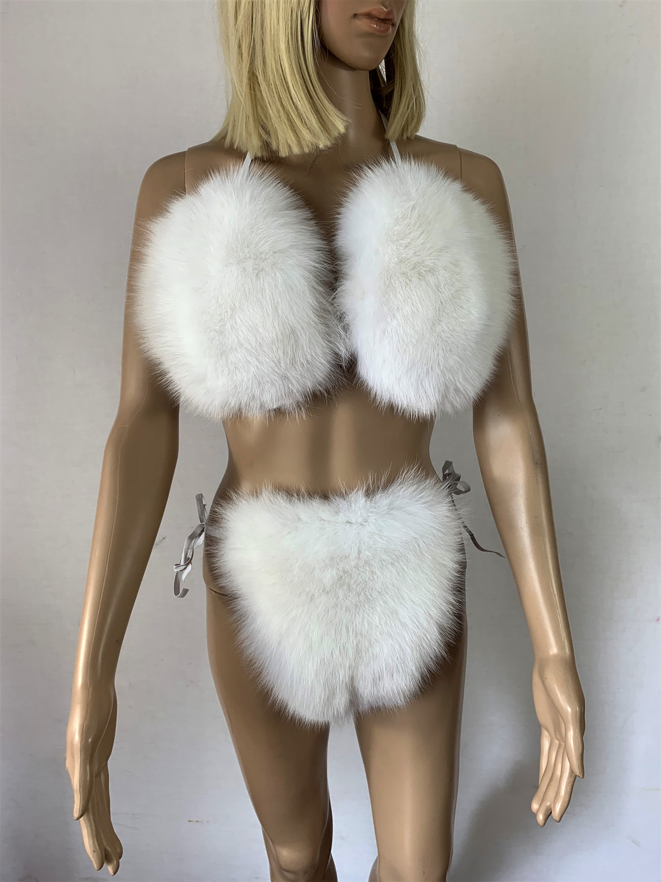 real fur bra