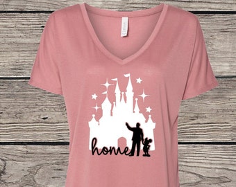 Home // Disney is Home // Walt Disney and Mickey // Cinderella Castle // Disney Shirts // Disney World // Disney Theme Parks // Disneyland