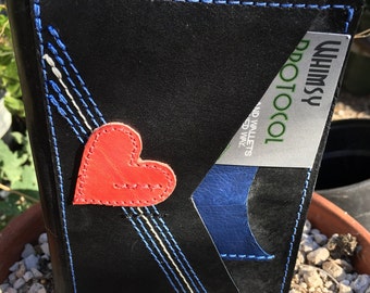 Passport Wallet: Leather Pride, Leather Heart