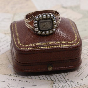 アンティーク ジョージアン ゴールド メモリアルリング