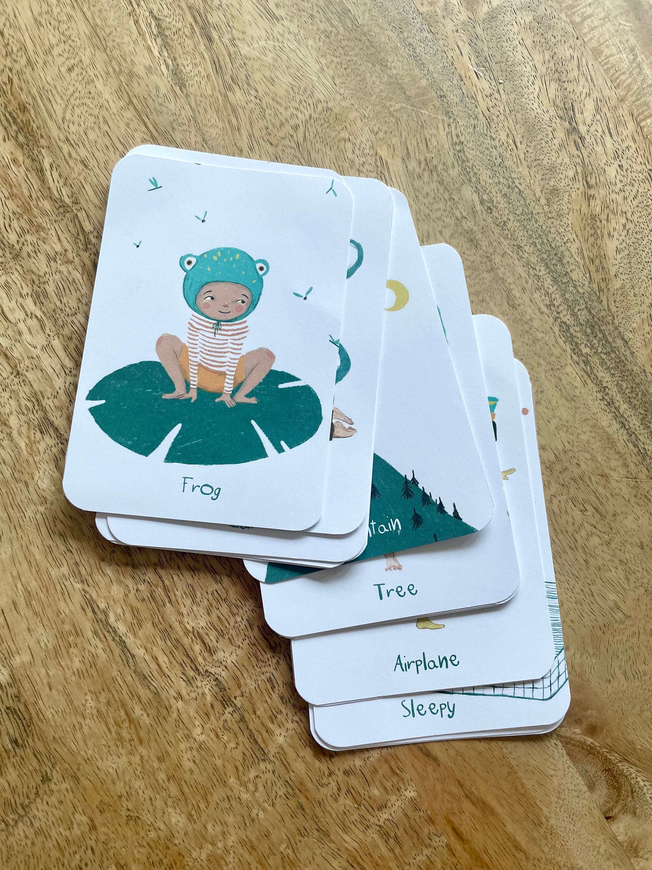 Yoga Pose Matching Game Cards