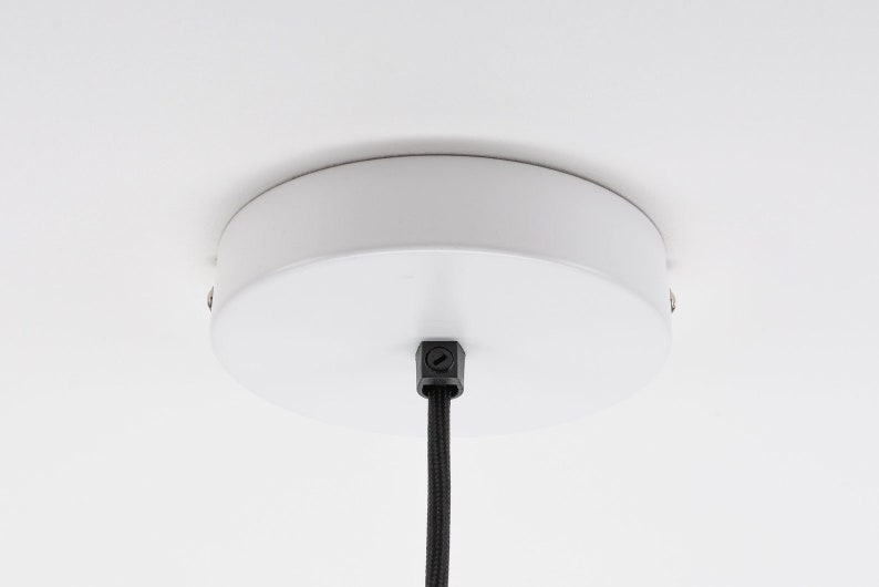 Elvin Ceiling Pendant Hanging Light White Kitchen Island Fixture Disc