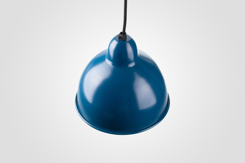 Joel Ceiling Pendant Lamp Shade Navy Blue Etsy