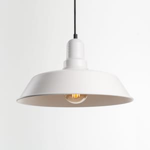 Emil Ceiling Pendant Lamp | White | Retro | Loft | Industrial | Minimalist | Lamp