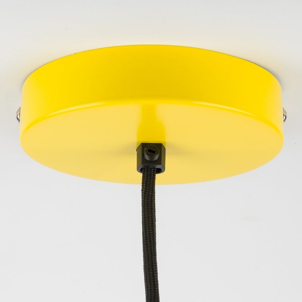 1-Port Ceiling Canopy Kit | DIY | Color Cord | Retro | Loft | Industrial | Pendant | Swag | Lamp