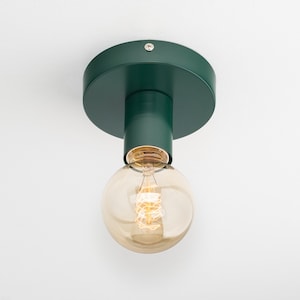 Ove Ceiling Mount Light Fixture Dark Green